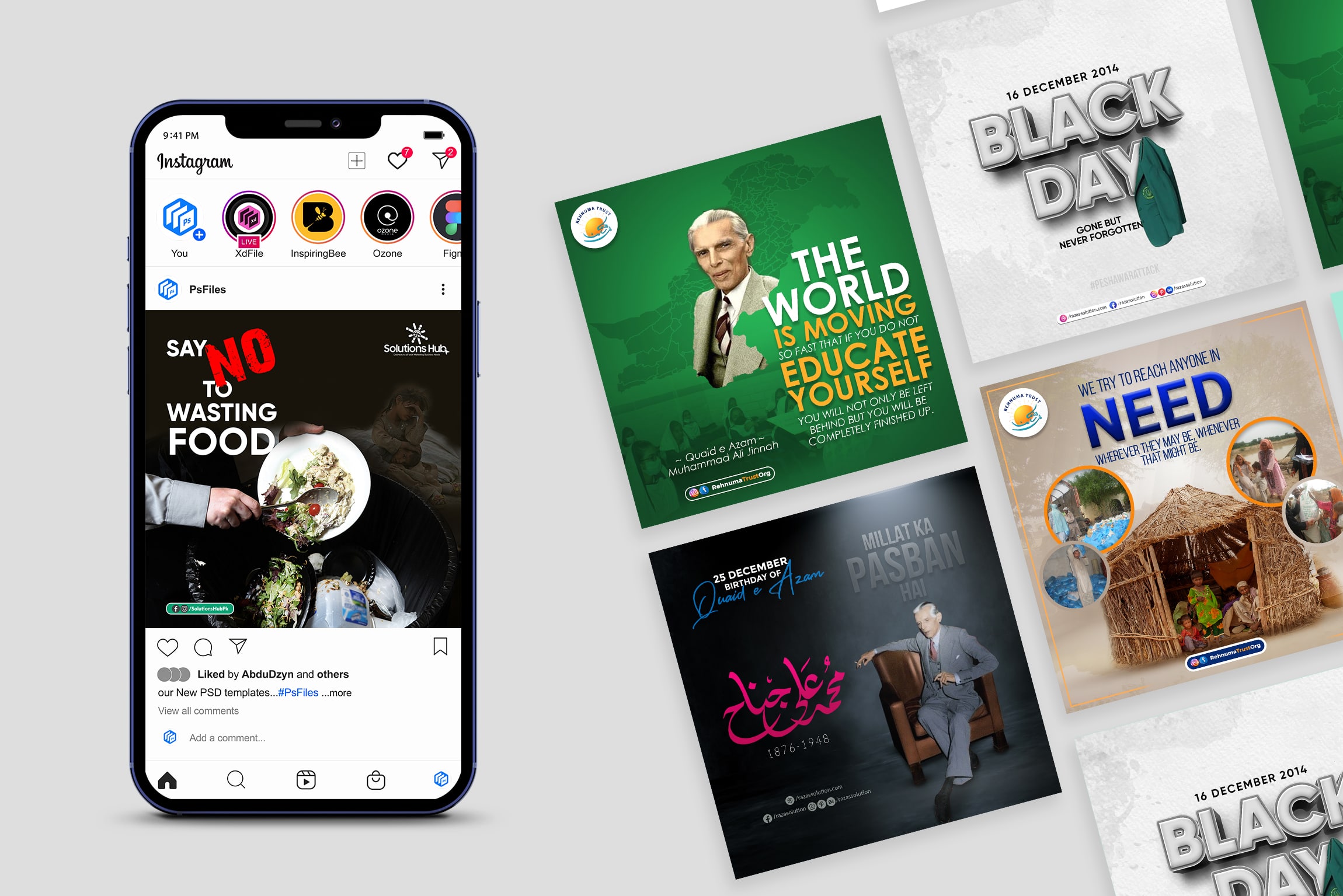 Instagram Social Media Post Mockup 2